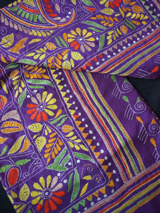 5 Ways to Style a Kantha Saree — From Day to Evening
